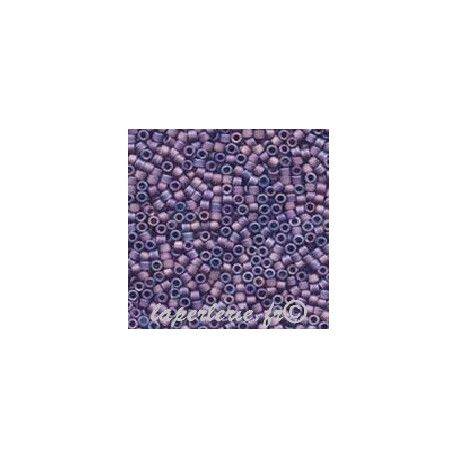 DB0870 Delica Miyuki 11/0 Matte tr light amethyst AB, le tube de 7g.  - 1