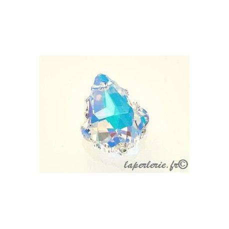 Goutte baroque 6090 22x15mm CRYSTAL AB  - 1