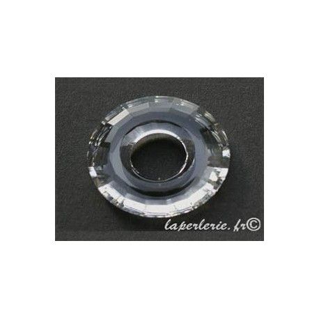 Pendentif disque 6039 25mm CRYSTAL  - 1