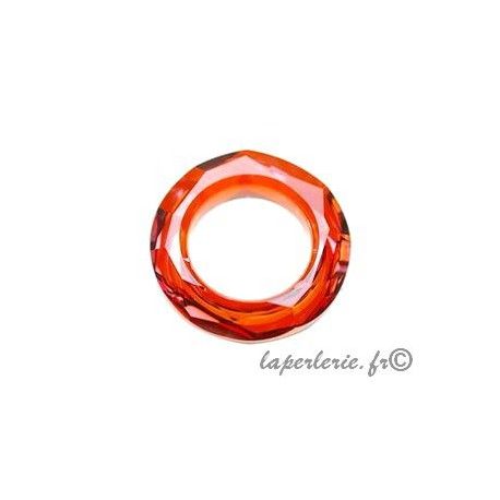 Cosmic ring 4139 20mm CRYSTAL RED MAGMA  - 1