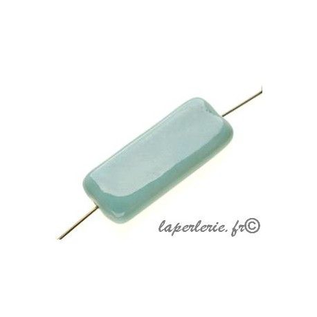 Rectangle céramique 35x14x6mm AMANDE x2  - 1