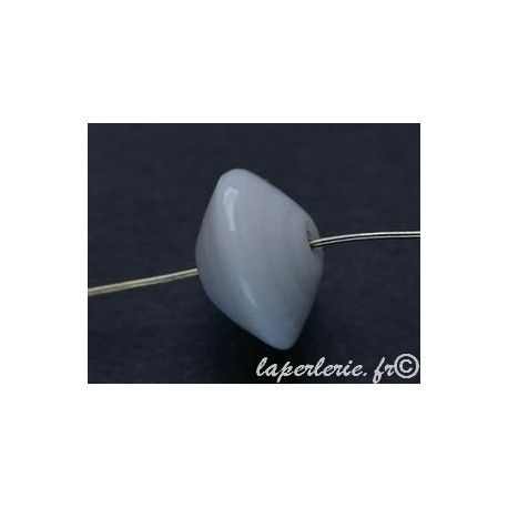 Soucoupe 16x10mm LIGHT GRIS x2  - 1