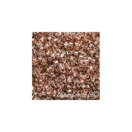 DB0037 Delica Miyuki 11/0  Crystal Copper Inside, le tube de 7g.  - 1