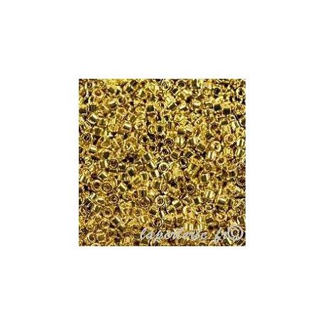 DB0034 Delica Miyuki 11/0 24Kt L.Gold Plated, le tube de 7g.  - 1