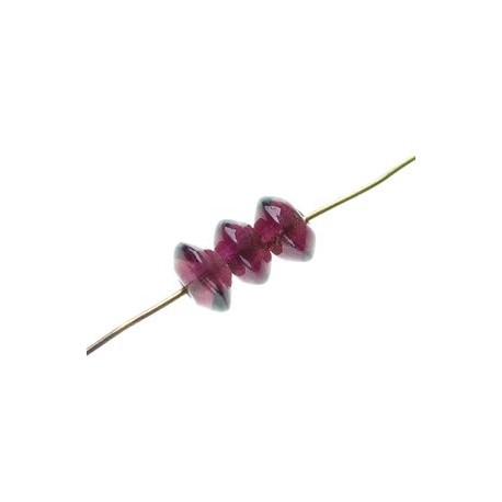 Rondelle 7/8 mm AMETHYSTx10  - 1