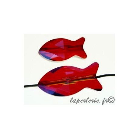 Poisson 5727 18mm CRYSTAL RED MAGMA  - 1