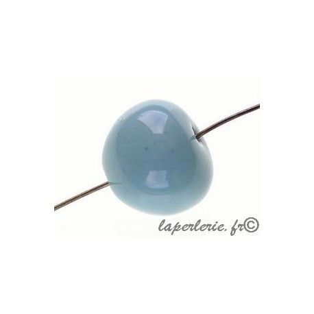 Céramique ronde irrégulière 14x16mm AMANDE x2  - 1