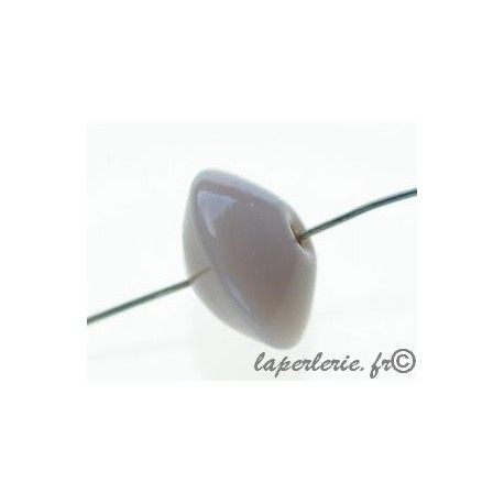 Soucoupe 16x10mm BEIGE x2  - 1