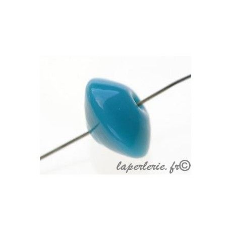 Soucoupe 16x10mm D.TURQUOISE x2  - 1