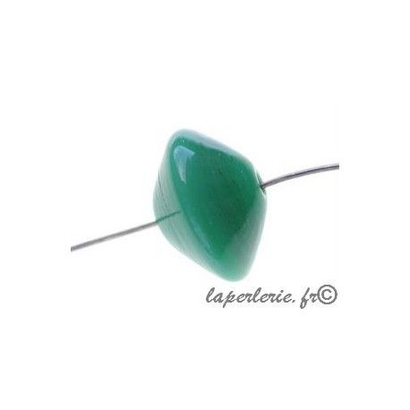 Soucoupe 16x10mm EMERALD x2  - 1