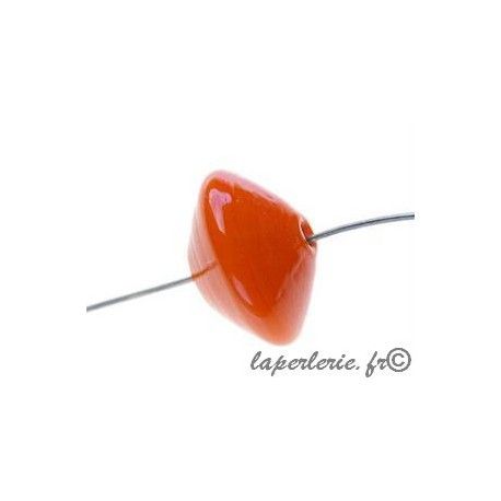 Soucoupe 16x10mm ORANGE x2  - 1