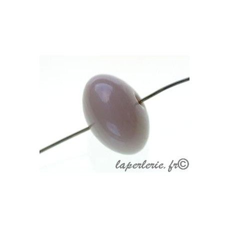 Rondelle 16x10mm BEIGE x2  - 1