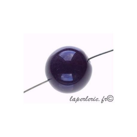 Céramique ronde 12mm PURPLE x3  - 1