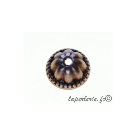 Coupelle melon 13mm CUIVRE VIEILLI x2  - 1
