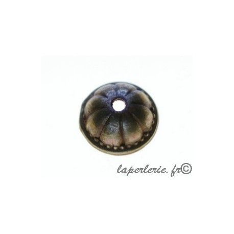 Coupelle melon 13mm LAITON VIEILLI x2  - 1