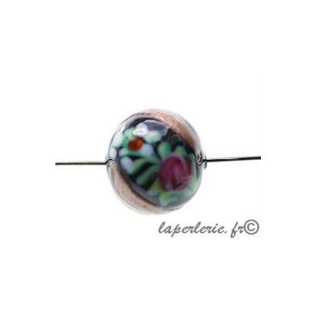 Ronde ramato aventurina 15mm JET  - 1