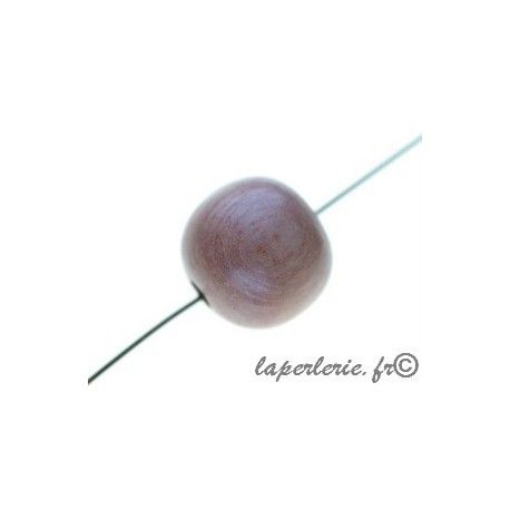 Ronde 15mm en bois de Rose x10  - 1