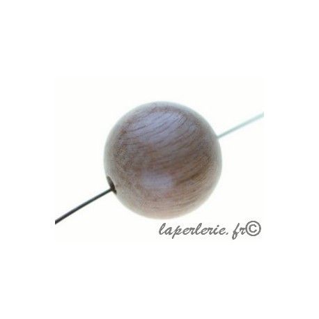 Ronde 20mm en bois de Rose x2  - 1