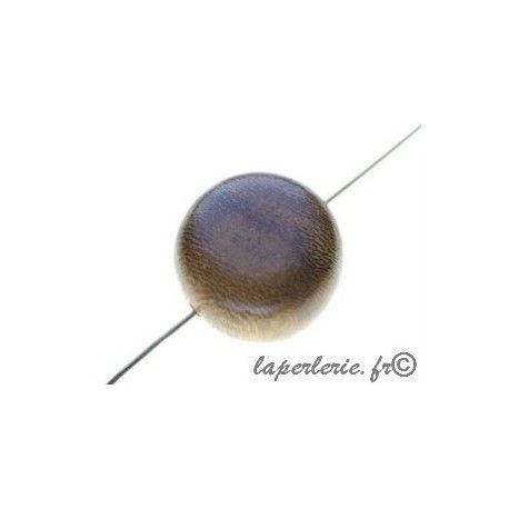 Pastille 20mm ép.10mm en bois de Roblés x5  - 1