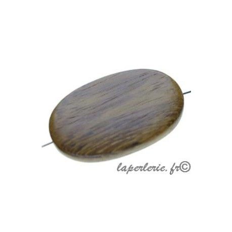 Ovale 50x30x7mm Bois de Roblés  - 1