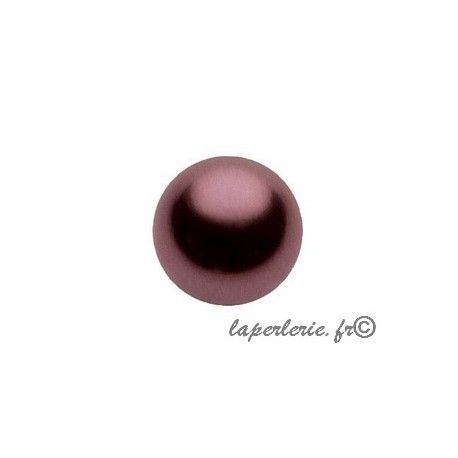 Nacrée 8mm 5810 Crystal Burgundy Pearl x5  - 1