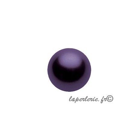 Nacrée 10mm 5810 Crystal Dark Purple Pearl x5  - 1