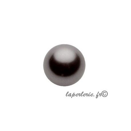 Nacrée 12mm 5810 Crystal Dark Grey Pearl x4  - 1