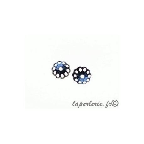 Calotte filigranée 6mm ÉTAIN x20  - 1