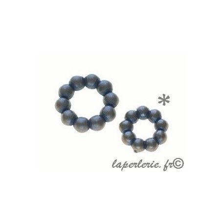 CCB Rondelle petites boules 11mm ép.3mm LAITON VIEILLI x20  - 1