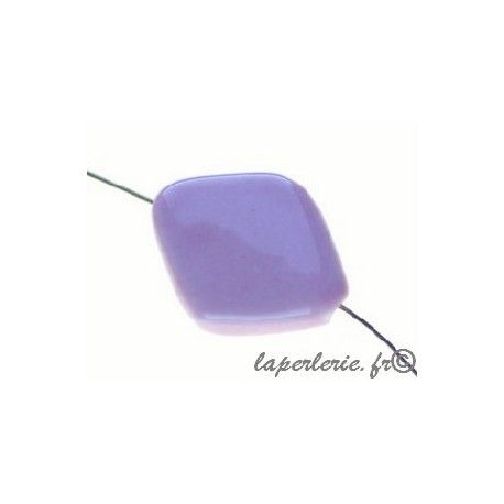 Losange céramique 25x21mm ép.6mm LIGHT ROSE x2  - 1