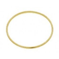 Closed rings 40mm GOLD COLOR x2