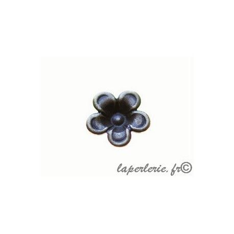 Fleur à coller 9mm LAITON VIEILLI x4  - 1