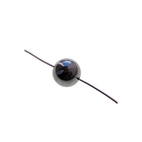 Perles en Hématite ronde 8mm x10  - 1