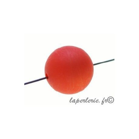 Polaire ronde 16mm ORANGE  - 1