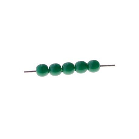 Ronde 4mm VERT JARDIN OPAQUE x50  - 1