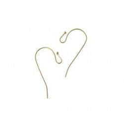 Earrings S h.10mm GOLD COLOR x4