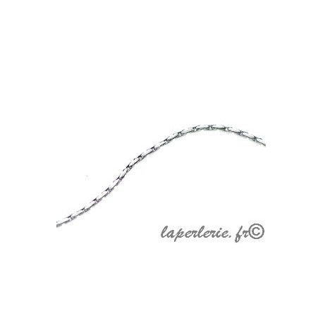 Chaîne serpentine 0.7mm ARGENTÉ x1m