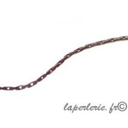 Snake chain 0.7mm OLD COPPER COLOR x1m