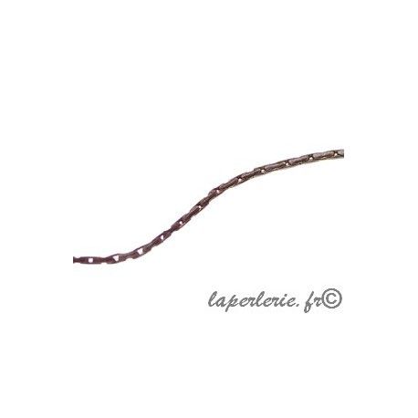 Chaîne serpentine 0.7mm CUIVRE VIEILLI x1m  - 1