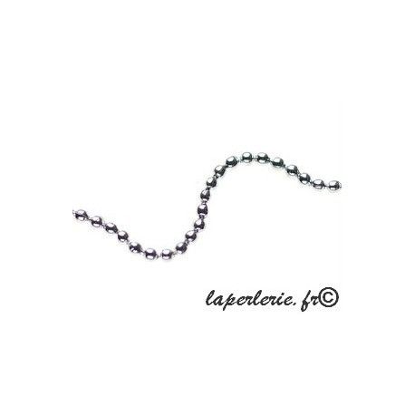 Chaîne boule 1.5mm ARGENTÉ x1m