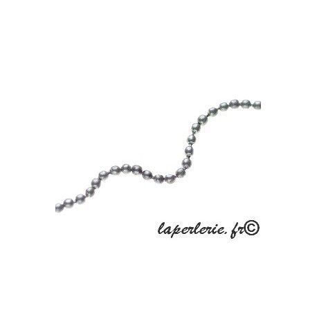 Chaîne boule 1.5mm ARGENTÉ VIEILLI x1m