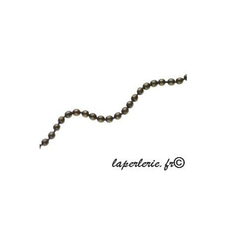 Chaîne boule 1.5mm LAITON VIEILLI x1m