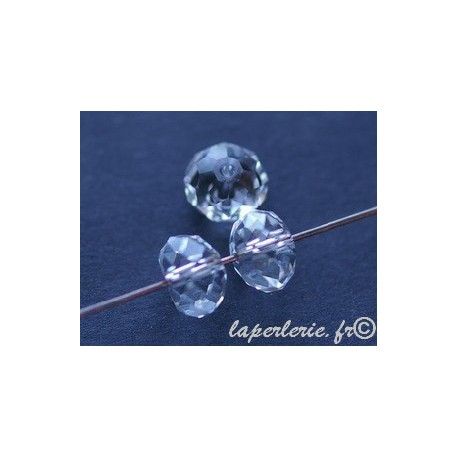 Ronde aplatie 8mm 5040 CRYSTAL  - 1