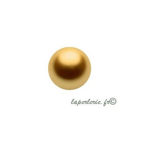 Ronde nacrée 5810 10mm Crystal Bright Gold Pearl X5  - 1