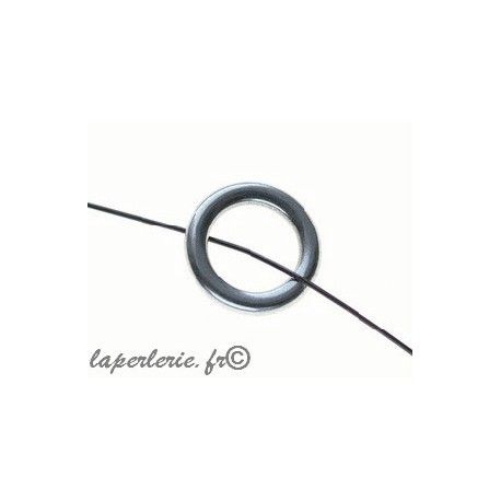 Perle polyester anneau 17mm ép.2mm  - 1
