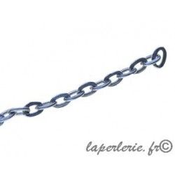 Chain oval 3.5x5.4mm OLD SILVER COLOR x1m