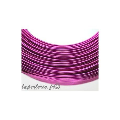 Fil aluminium 1.5mm FUSHIA x5m  - 1