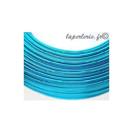 Fil aluminium 1.5mm DARK AQUAMARINE x5m  - 1