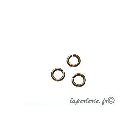 Anneau de jonction 5mm LAITON VIEILLI x25  - 1