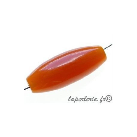 Olive polyester indien 45x17mm AMBRE  - 1